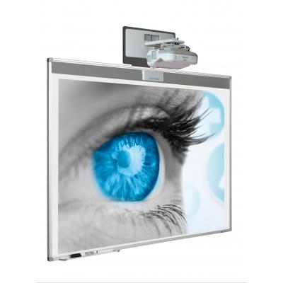 83” (Image) 16:10 Oversize Whiteboard 128cm x 201cmEnamel Matt White RC 10mm Profile Bezel Perfect for Interactive Multi-Touch Projector Installations. (92" full board size) -sDelivery Charges Apply